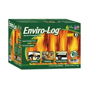 EnviroLog Indoor and Outdoor Fire Wood, 4.3 lb Firelogs, 6 Count