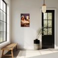 thumbnail image 2 of ZHONGYUTONG Nativity Canvas Wall Art Vintage Jesus Pictures Baby Jesus with Lamb Painting Nativity Scene Print for Bedroom Decor Framed (16.00" x 24.00"), 2 of 5