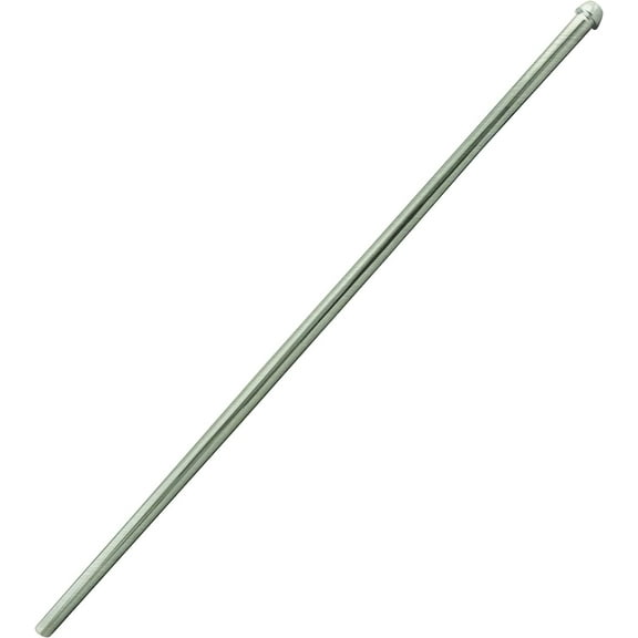 Westbrass D122-07 1/2" x 20" Brass Bullnose Faucet Riser Supply Line, Satin Nickel