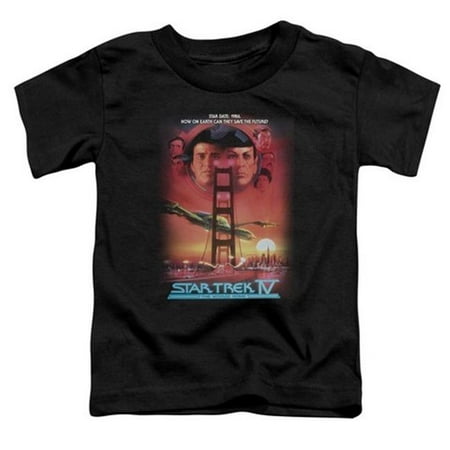 

Trevco Star Trek-The Voyage Home-Movie - Short Sleeve Toddler Tee - Black- Large 4T