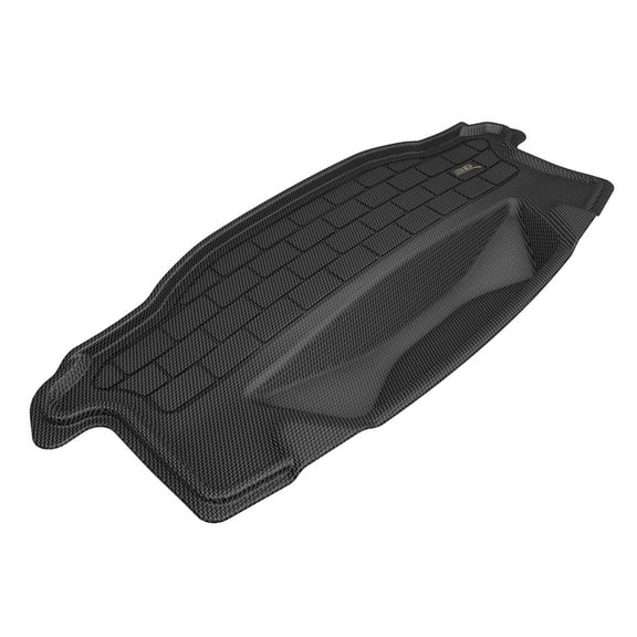 3D Maxpider 2020-2024 Fits Chevrolet Corvette Kagu Carbon Fiber Embossed Pattern Cargo Liner Black M1CH0961309