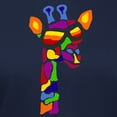 thumbnail image 3 of CafePress - Giraffe In Sunglasses T Shirt - Women's Traditional Fit Dark T-Shirt, 3 of 4