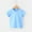 Light Blue, variant on Short Sleeve Tops for Girls Boys Summer Round Neck Solid Color Cotton T-Shirt Trendy Lightweight Pullover Blouse Gray 8-9Years