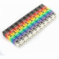 thumbnail image 1 of Cable Marking, Coded Digital Cable Marking Clip with 09 Number, Colorful Plastic C-Type Cable Marker, 1 of 5