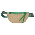 thumbnail image 1 of Bolso de hombro para vacaciones en la playa, riñonera de PU tejida a mano a la moda, regalos perfectos para mujer Tmvgtek Para Estrenar, 1 of 7