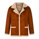 thumbnail image 1 of Chaqueta de cuero para hombre, chaqueta de cuero de piel de motocicleta Punk con cuello levantado a la moda, prendas de vestir y chaquetas informales sin capucha de manga larga Pompotops  oipoqjl37918, 1 of 6