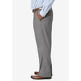 thumbnail image 3 of KingSize Men's Big & Tall Relaxed Fit Wrinkle-Free Expandable Waist Pleated Pants, 3 of 4
