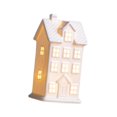 thumbnail image 2 of Figura de casa navideña iluminada, adorno de escritorio con luz, decoración navideña para interiores, chimenea, estante y dormitorio., 2 of 9