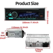 Single 1 Din Car Radio FM USB Bluetooth TF