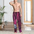 thumbnail image 2 of Balery ink Donkey Pop Art Pantalones de pijama para hombre, pijama ultraligero, pantalón de descanso-XX-Large, 2 of 6