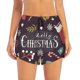 thumbnail image 2 of Balery Merry Christmas Pantalones cortos deportivos para mujer con forro y dos bolsillos, elásticos, para entrenamiento, gimnasio, yoga-Large, 2 of 7