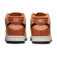 thumbnail image 5 of Nike Dunk Mid DZ2533-200 Men's Amber Brown Black Leather Basketball Shoes TD28 (9), 5 of 6