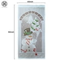 thumbnail image 2 of Luxtrada Christmas Snowman Curtains Christmas Lace Curtains Panel White Vertical Living Room Bedroom Party Curtains (Snowman), 2 of 9