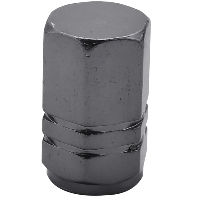 24 Pieces Tire Stem Valve Caps Wheel Valve Covers Car Dustproof Tire Cap, Hexagon Shape Titanium Gray