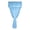 Blue, variant on Easy Installation Valance Top Sheer Lace Curtain For Bay Window and Kitchen