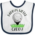 thumbnail image 3 of Inktastic Daddy's Little Caddy Cute Golf Ball Boys or Girls Baby Bib, 3 of 4