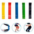 5Pcs/Set Yoga Resistance Rubber Bands Bodybuilding Elastic Bands