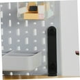 thumbnail image 3 of Toyvian 2Pcs Durable Black Pegboard Desk Mount Brackets for Reliable Panel Support, 3 of 8