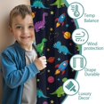 thumbnail image 3 of Blackout Kids Curtains,Space Dinosaur Pattern Childrens Insulated Curtains Set Of 2,Bedroom Essentials,Toddler Room Decor 52"x84", 3 of 5