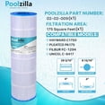 thumbnail image 2 of Poolzilla 1 Pack Pool Filter Replacement Cartridge for PLF175A, Filbur FC-1294, Hayward C1750, CX1750RE, PA175, Unicel C-8417, Waterway PCCF-175, 25230-0175S, 817-0175P, Sta Rite PXC 175, 2 of 7