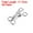 Silver, variant on 54pcs Sewing Hooks and Eyes Closure Suitable for Skirt Bra Clothing Trousers Sewing DIY Craft Silver