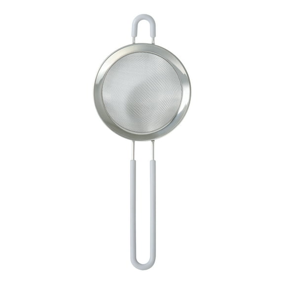 Mainstays 3" Premium Stainless Steel Fine Mesh Strainer, Silver