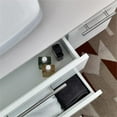 thumbnail image 4 of Fresca Fvn6136-Vsl-L Lucera 36" Wall Mounted Single Basin Vanity Set - White, 4 of 7