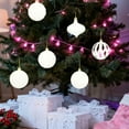 thumbnail image 4 of Bolas Navideñas de Flocado con Formas Especiales, 36 Adornos Pintados de Terciopelo Rojo | Decoraciones Navideñas de Tela Suave | Adornos para Árbol Multifuncionales, Guirnaldas y Centros de Mesa, 4 of 6