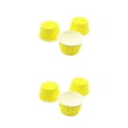 thumbnail image 4 of Moyic 50 Uds tazas de helado 200ml Tazones de postre yogur helado para llevar Forro de muffin grueso bandeja para hornear pasteles Punto/Amarillo, 4 of 6