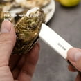 thumbnail image 4 of Stainless Steel Oyster Shucker Tool | Durable Crab Knife | Beveled Cutter Edge | Non-Slip Textured Handle | Rust & Corrosion-Resistant Shellfish Opener | 1 Piece | Compact Labor-Saving Design, 4 of 8