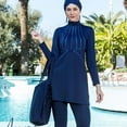 Muslim Swimwear Hijab Modest Swimsuit Women Islamic Swimming Suit Cover