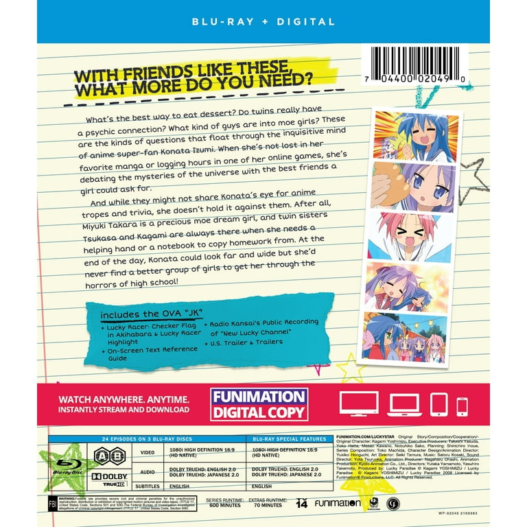 らき☆すた Blu-ray Complete BOX AMR - Lucky Star Blu-Ray Complete Box Review - YouTube