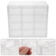 thumbnail image 5 of Caja de almacenamiento organizadora de escritorio de rejilla múltiple con caja de almacenamiento de cosméticos con soporte de cajones extraíbles, 5 of 5