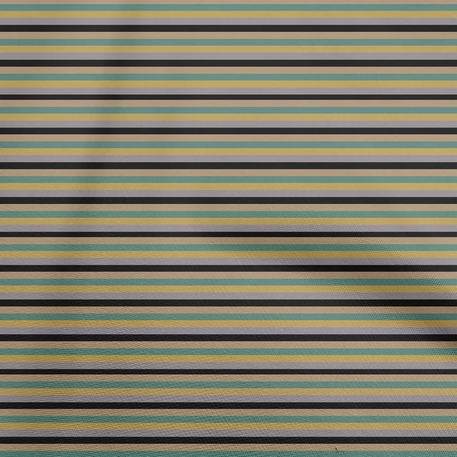 oneOone Polyester Spandex Light Brown Fabric Stripes Fabric For Sewing Printed Craft Fabric By The Yard 56 Inch Wide