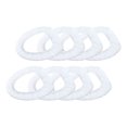 thumbnail image 3 of EeaseMX 50 cojines desechables para asiento de inodoro, tela no tejida, alfombrilla para inodoro, accesorios de baño, color blanco, 3 of 7