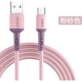 thumbnail image 1 of Charging Cable Mobile Phone 5A Charging Cord TPE Outer Layer Copper Wire USB Cable, Pink, 1m, Type-c, 1 of 1
