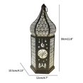 thumbnail image 2 of Lámpara de Ramadán, Ramadán LED de hierro forjado Ramadán LED Linterna de hierro forjado Eid Linterna de viento diseñada a medida, 2 of 8