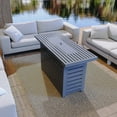 thumbnail image 3 of Living Source International Metal Propane/Natural Gas Fire Pit Table in Gray, 3 of 4