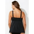 thumbnail image 2 of Swimsuits for All Women's V-Neck Flowy Tankini Top, 2 of 4