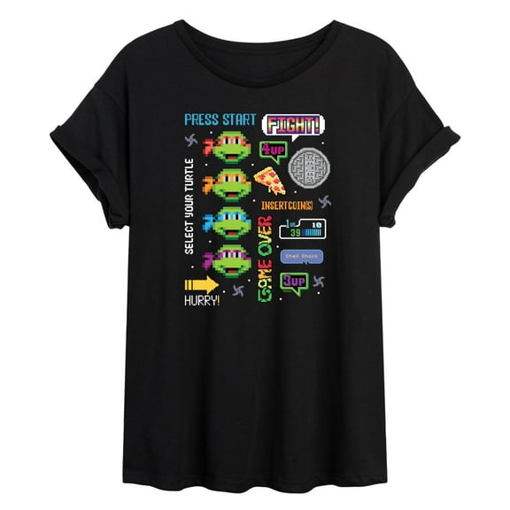 Teenage Mutant Ninja Turtles - Icon Cluster - Women's Oversized T-Shirt