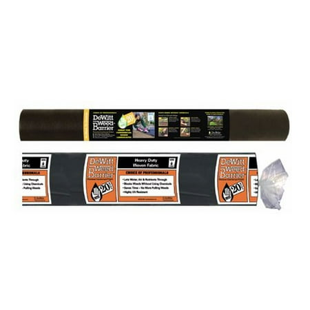 DeWitt 20 Year 250 x 4 Feet 4 Ounce Landscape Fabric Home & Pro Weed Barrier