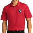 thumbnail image 1 of Mens POW MIA Patch Moisture-Wicking Short Sleeve Polo Shirt, 3XL Rich Red, 1 of 5