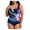 Red#2, variant on Lowprofile Women One-Piece Swimsuit (Women's plus), 4XL