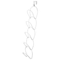 thumbnail image 3 of Wardrobe Hat Hooks Iron Wire Over-the-door Stackable Chain Hat Display Rack Clothes Bag Ties Scarf Hanging Storage Hooks, 3 of 10