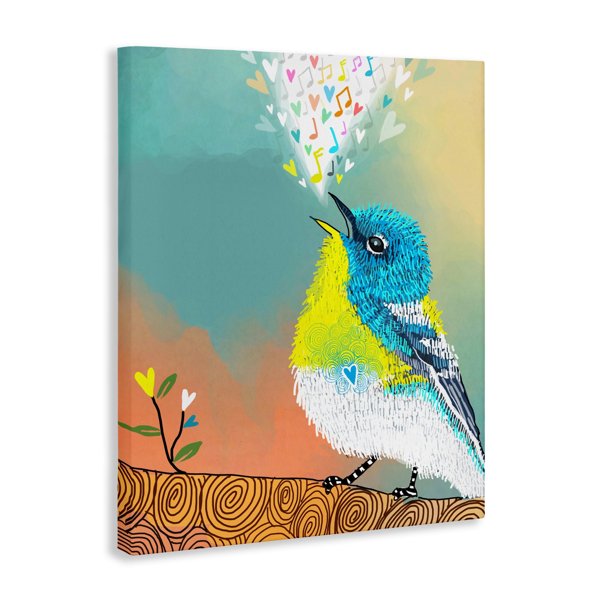 Stupell Industries Dream Chaser Songbird Canvas Wall Art, design by Suzanne Millius