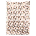 thumbnail image 2 of Tropical Tablecloth, Assortment of Nuts Pattern Peanut Coconut Almondd Hazelnuts Tropical Fruits, Rectangle Satin Table Cover Accent for Dining Room and Kitchen, 60" X 84", Multicolor, by Ambesonne, 2 of 2