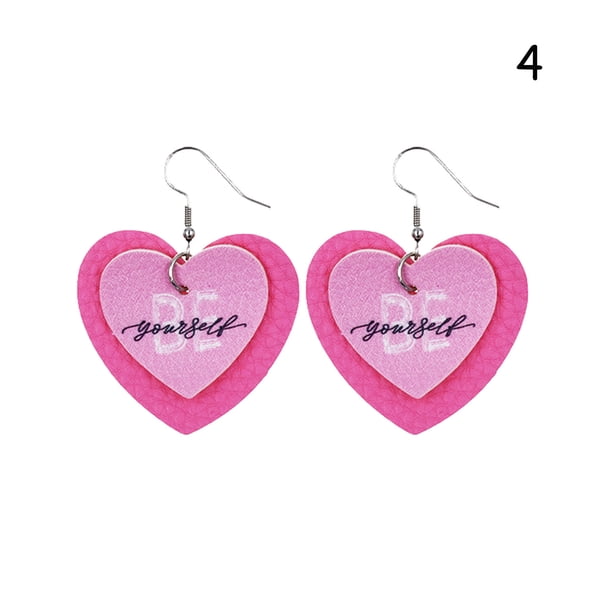 Fiudx Liquidación de ahorros de verano Final de partida en forma de corazón en sintética de San Valentín en mujeres y niñas, 1 pieza