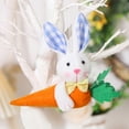 thumbnail image 4 of Binwennn Christmas Hanging Decorations Easter Cute Rabbit Hugging Carrot Pendant Easter Decorative Pendant Cute Easter Handheld Carrot Decorative Doll Pendant For Children Boys And Girls, 4 of 7