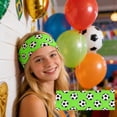 thumbnail image 6 of QuanTara Unisex Soccer Sports Headband, 8.66x3.15 Inch Adjustable Nylon Sweatband for Women & Men, Multiple Colors, Game Day, Workout, Running, Football Fan Accessory, 6 of 6