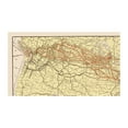 thumbnail image 4 of Railroad Map - Canadian Pacific Railway Connections - Poole 1912 - Vintage Wall Art, 4 of 4